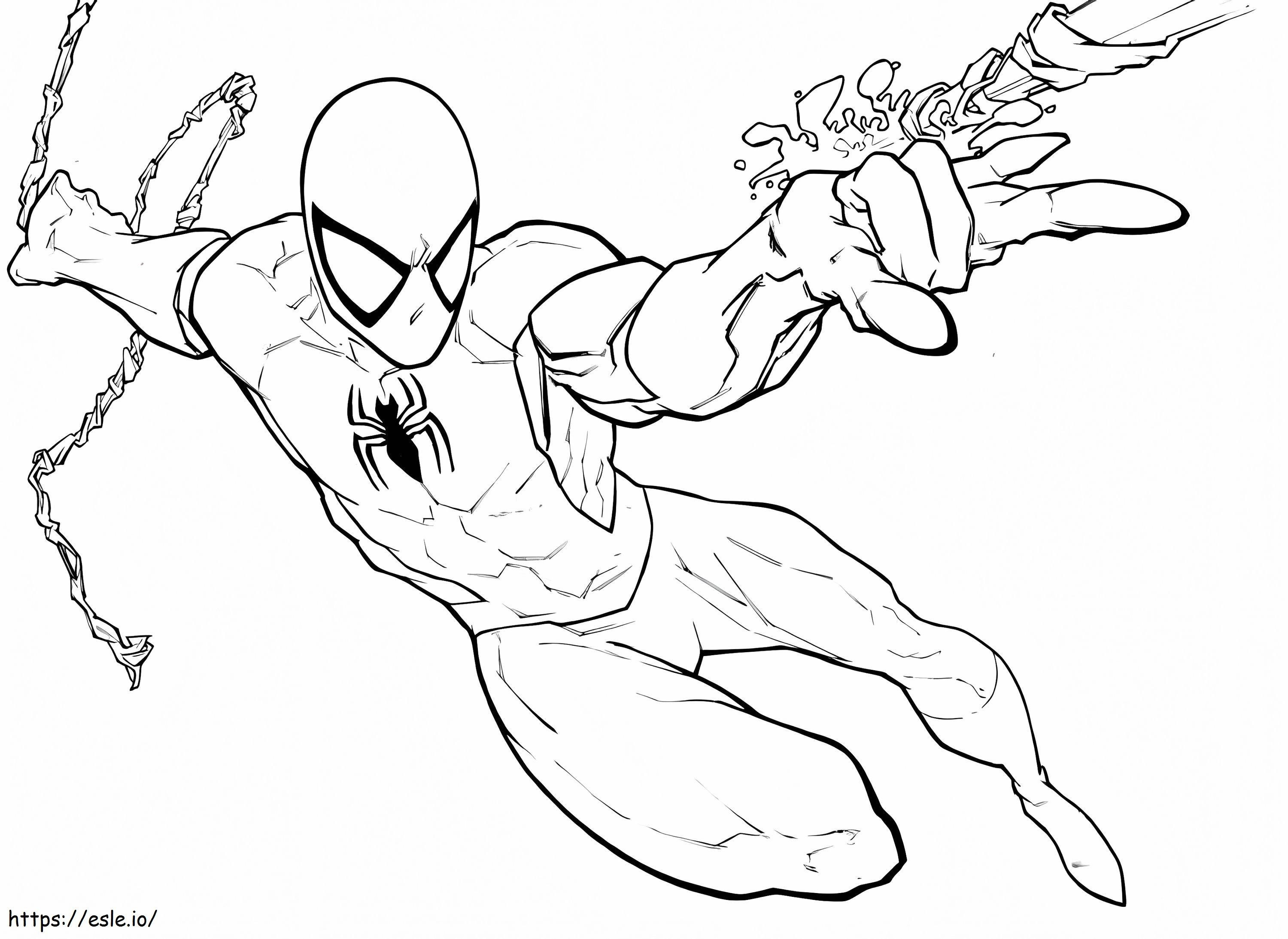 Free Images Of Spider Man coloring page