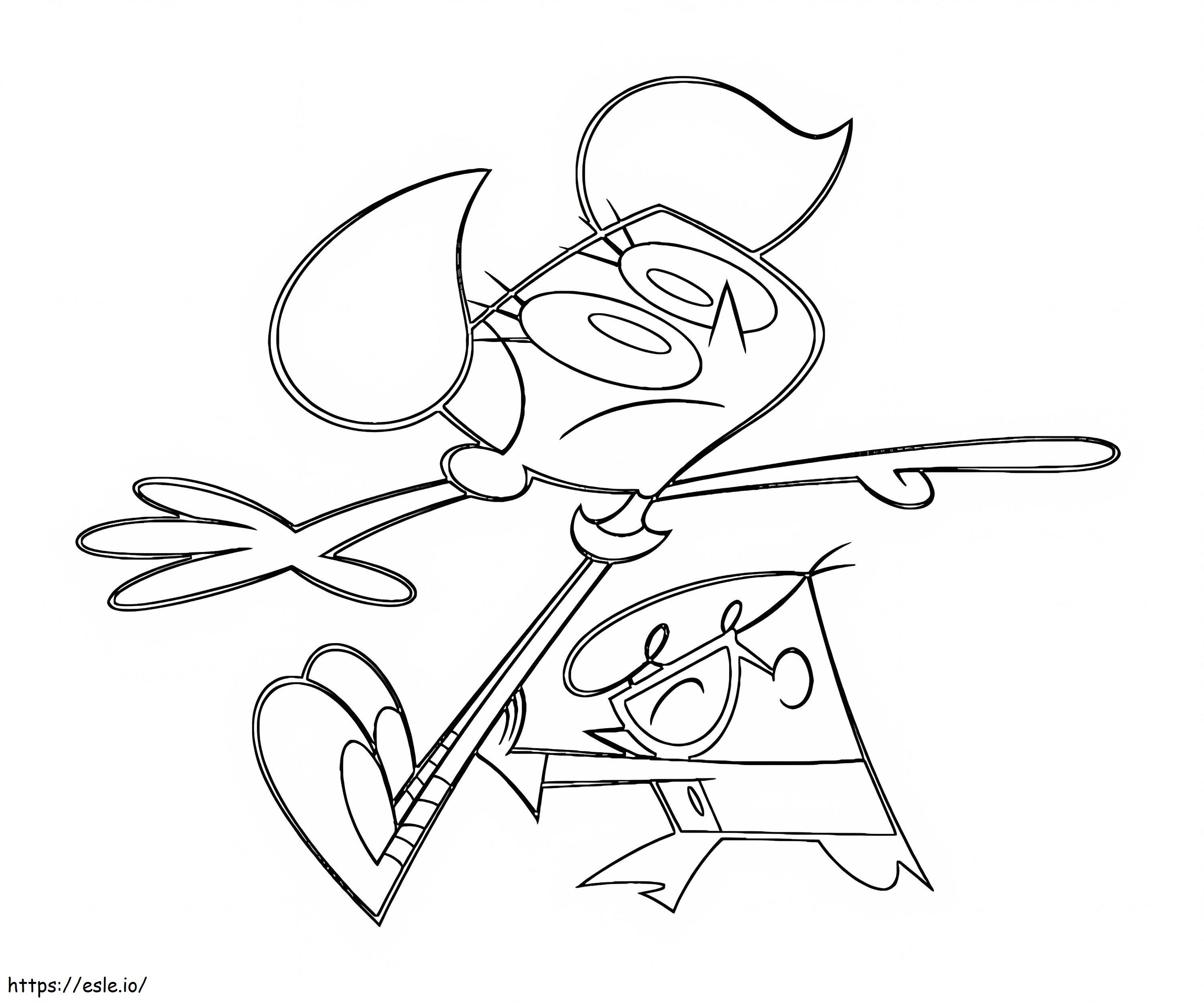Dexters Laboratory To Color Coloring Page
