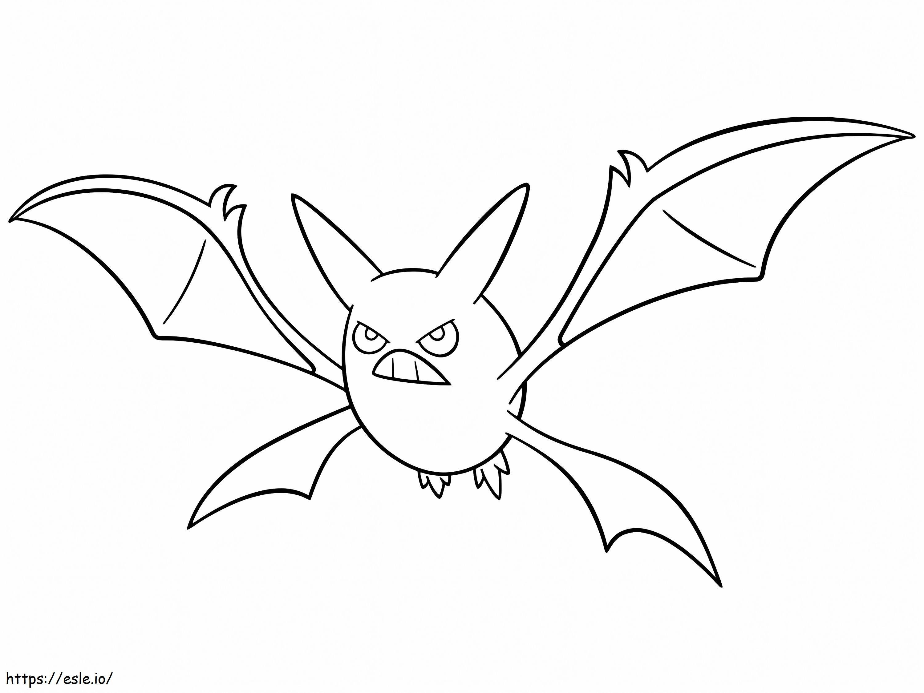 Coloriage Crobat dans Pokémon à imprimer dessin