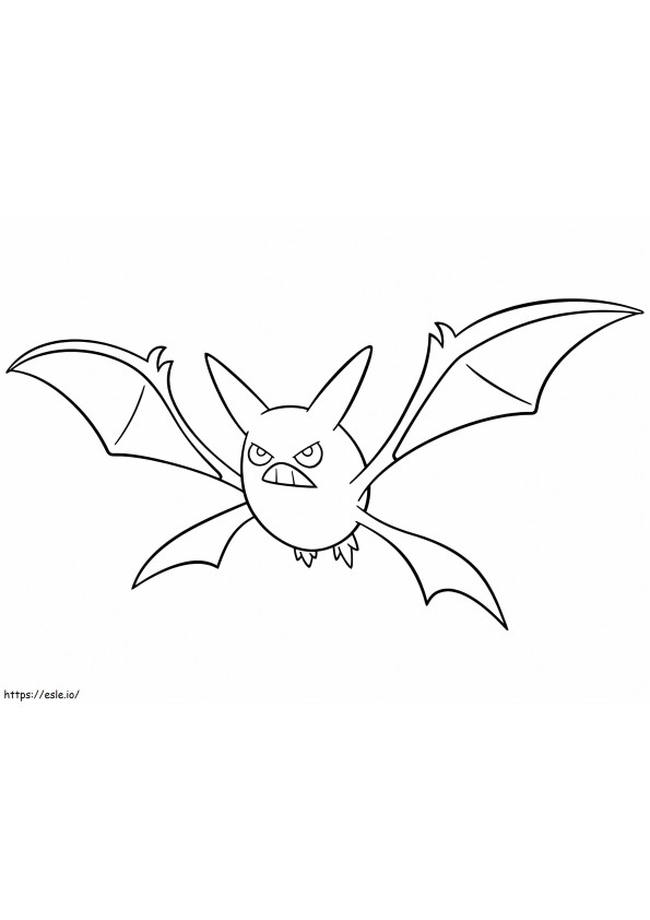 Crobat In Pokemon coloring page
