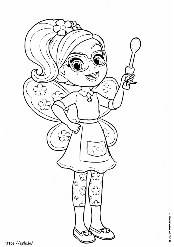 Poppy From Butterbeans Cafe coloring page