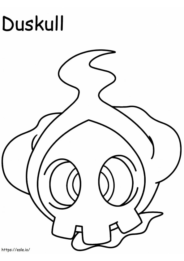 printable dusclops coloring pages pokemon