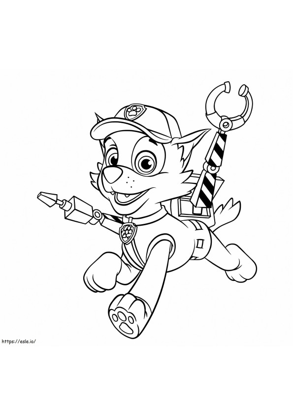 Rocky Paw Patrol 7 coloring page