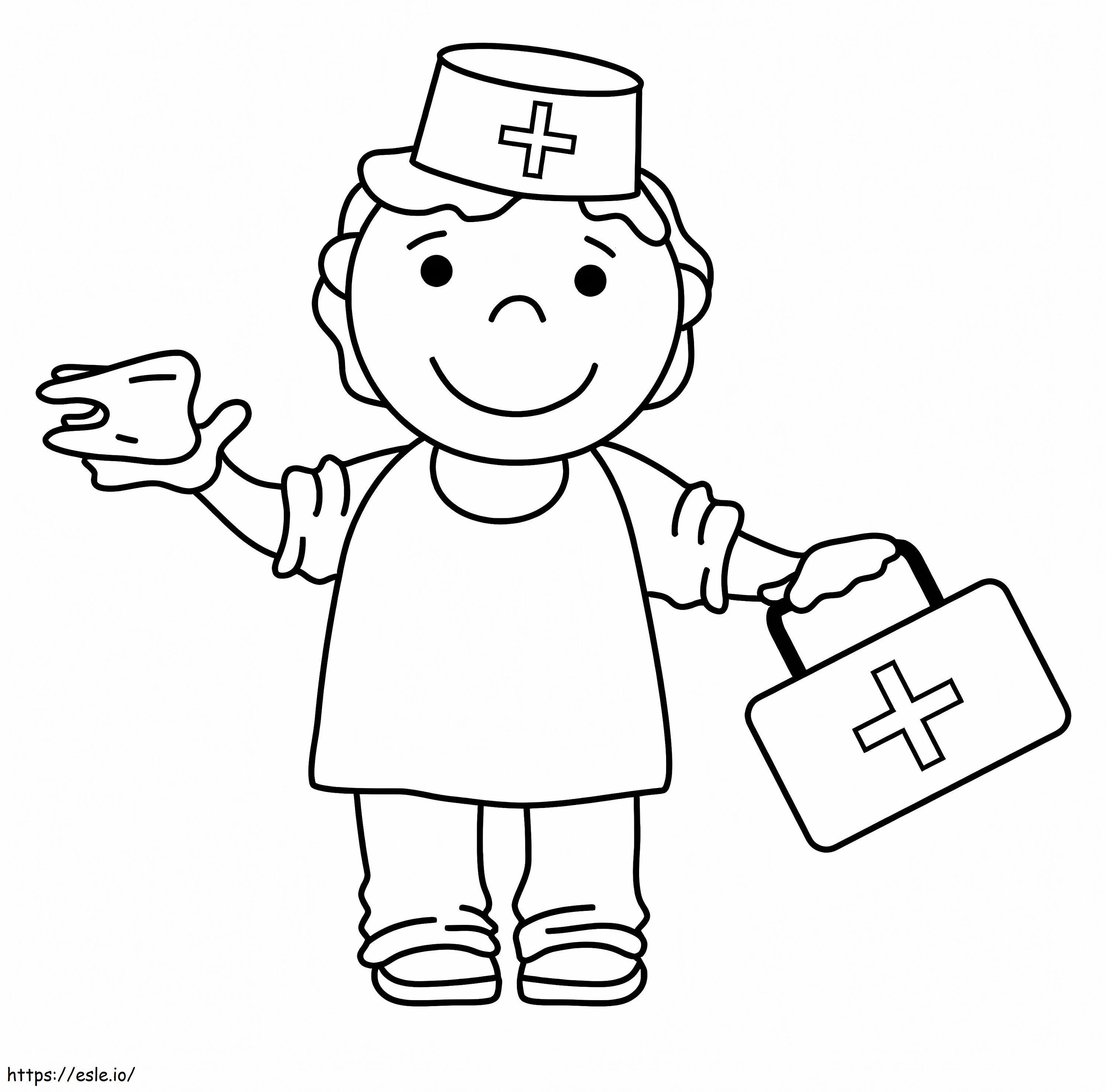 Krankenschwester 1 ausmalbilder