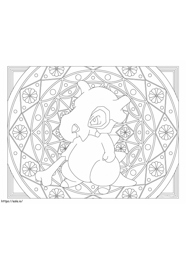 Cubone 6 Coloring Game coloring page