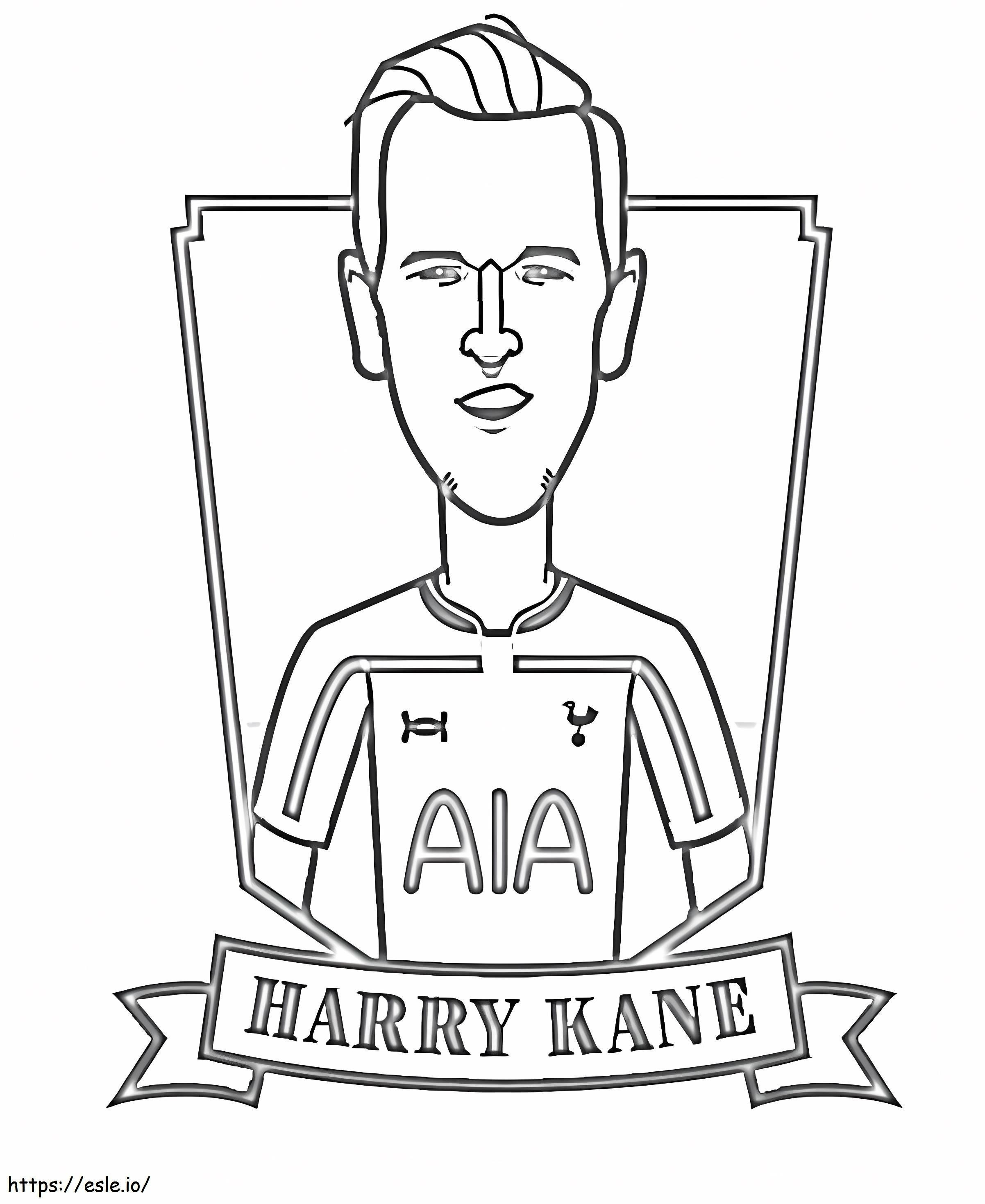 Harry Kane 12 da colorare