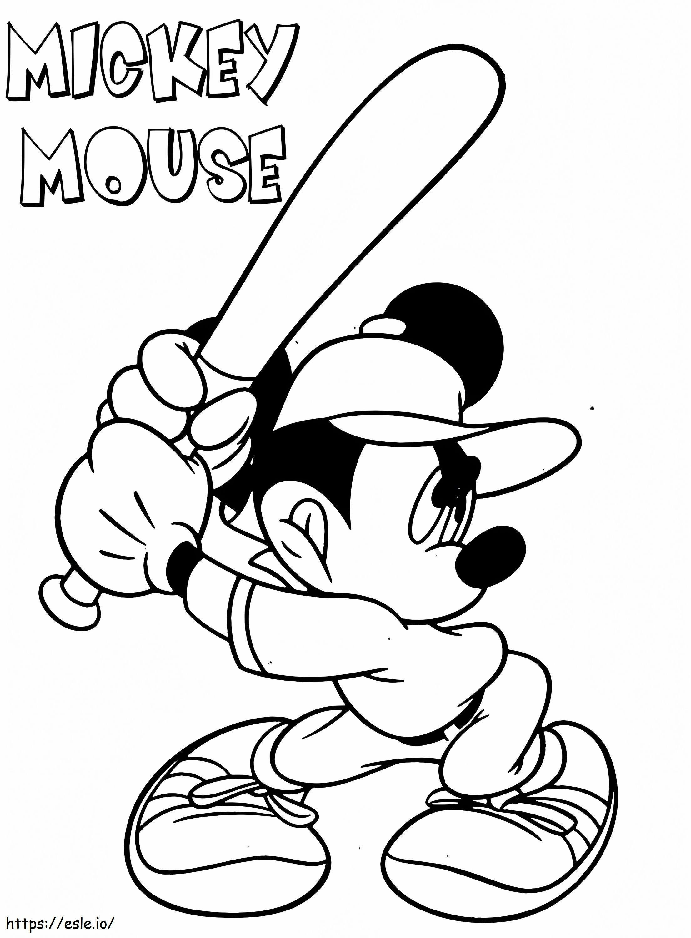 3516 125952 Mickey Mouse 16 para colorear