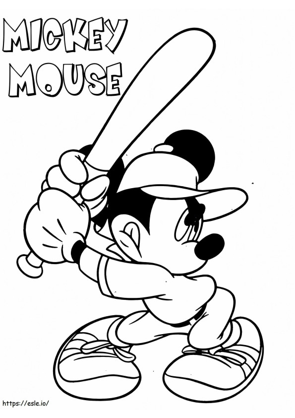 Coloriage 3516 125952 Mickey la souris 16 à imprimer dessin