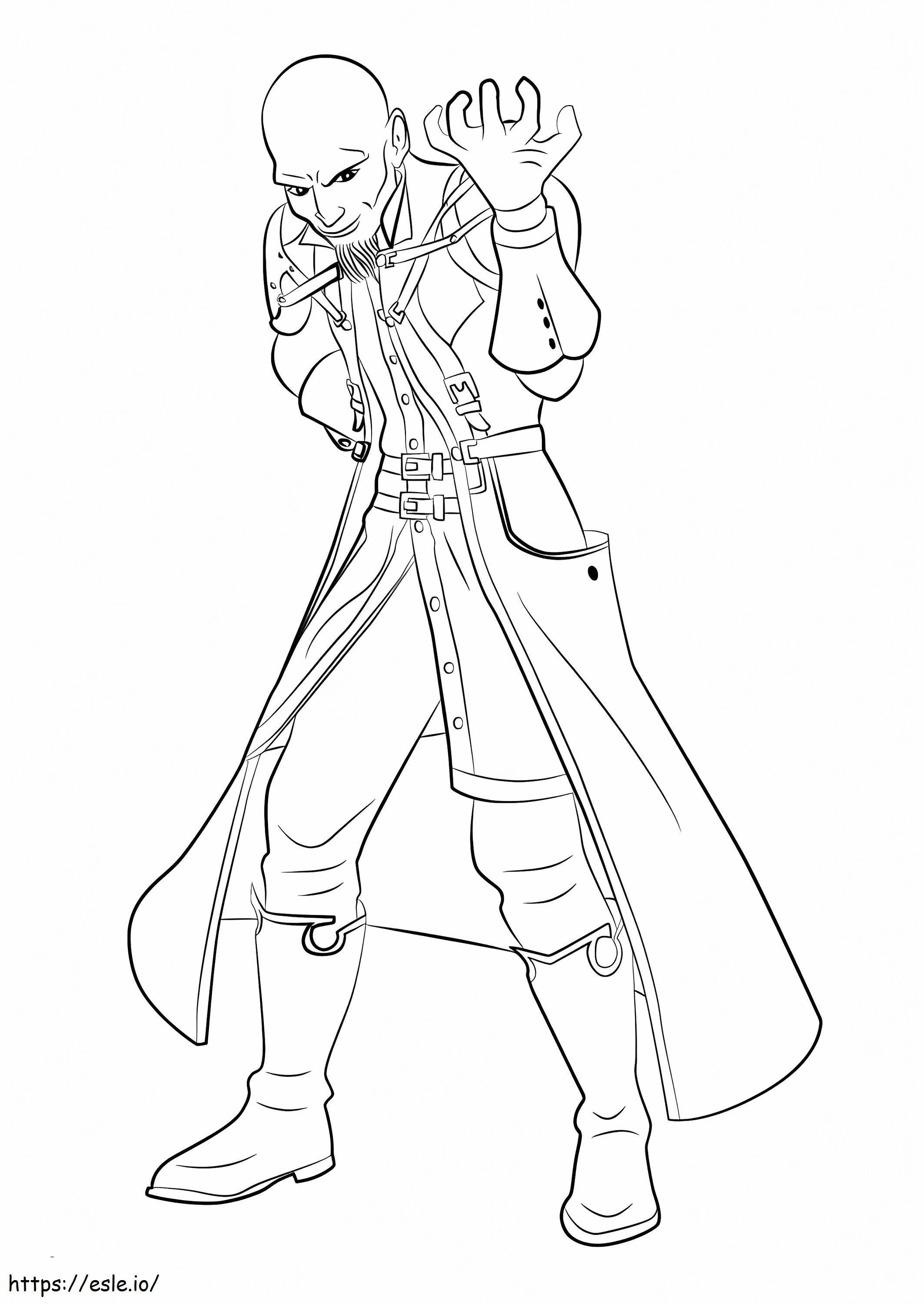 Master Xehanort coloring page