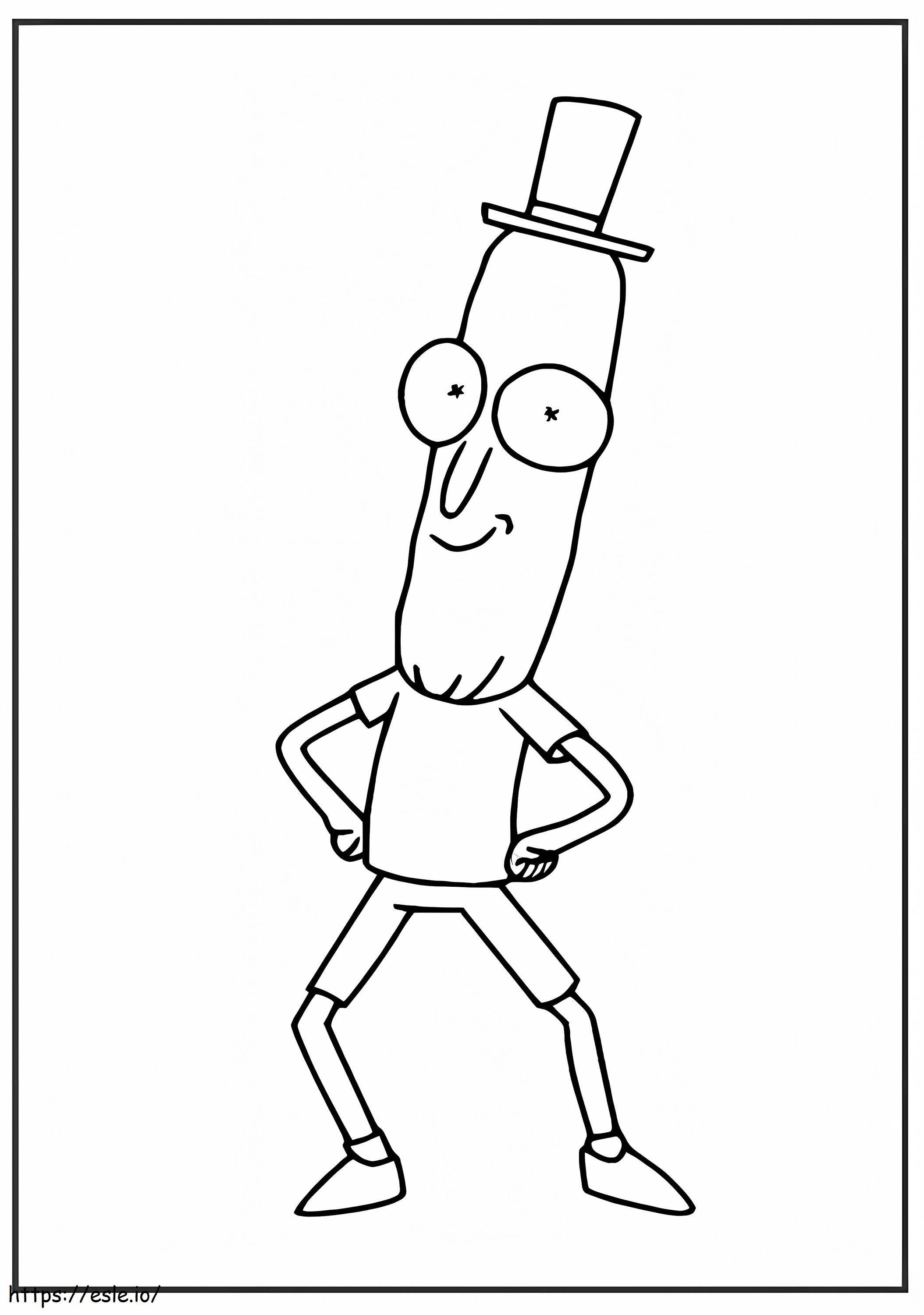 Mr. Poopybutthole coloring page