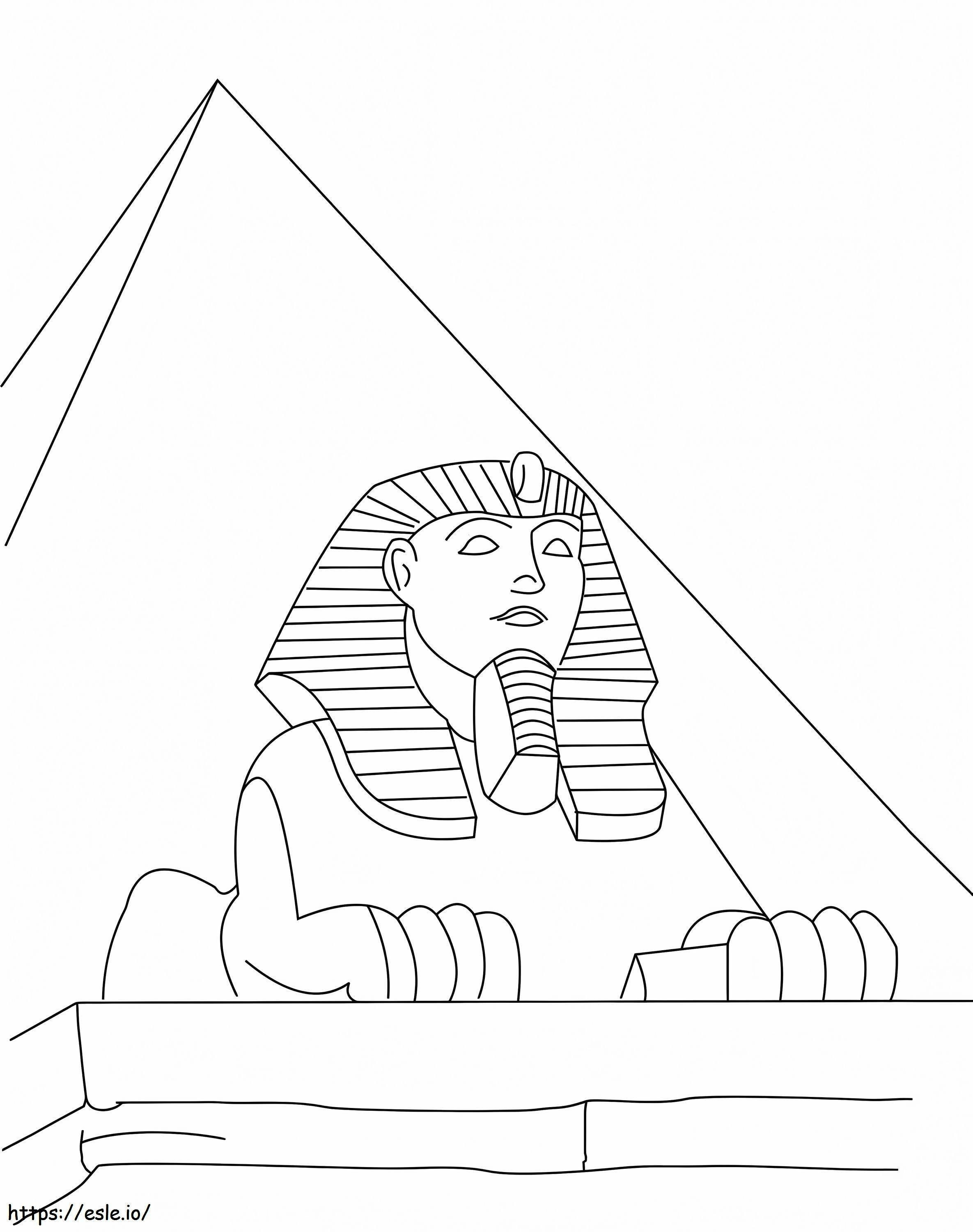Coloriage 1542941189 3350 29315 Sphinks Egypte à imprimer dessin