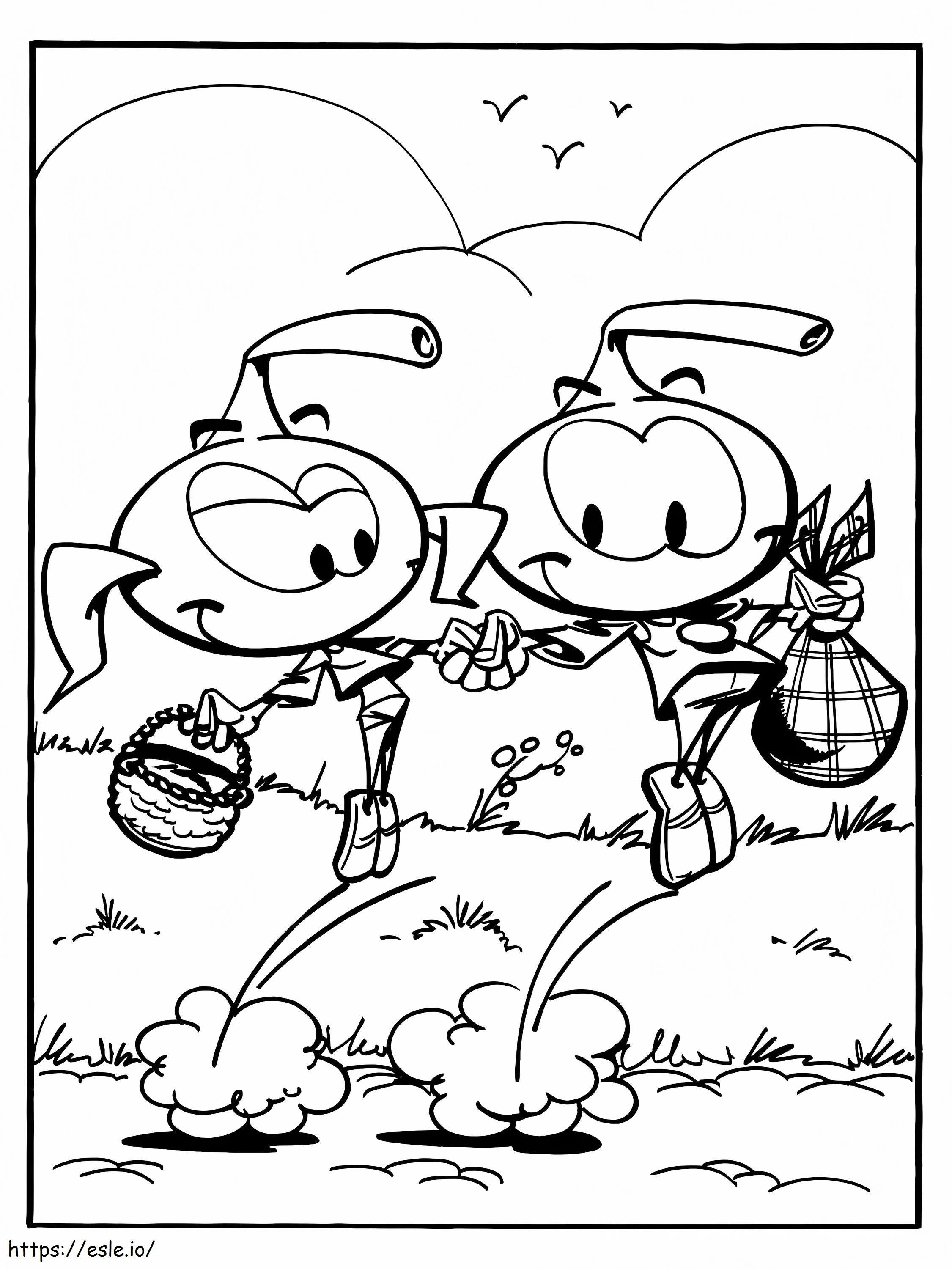 Snorks 2 coloring page