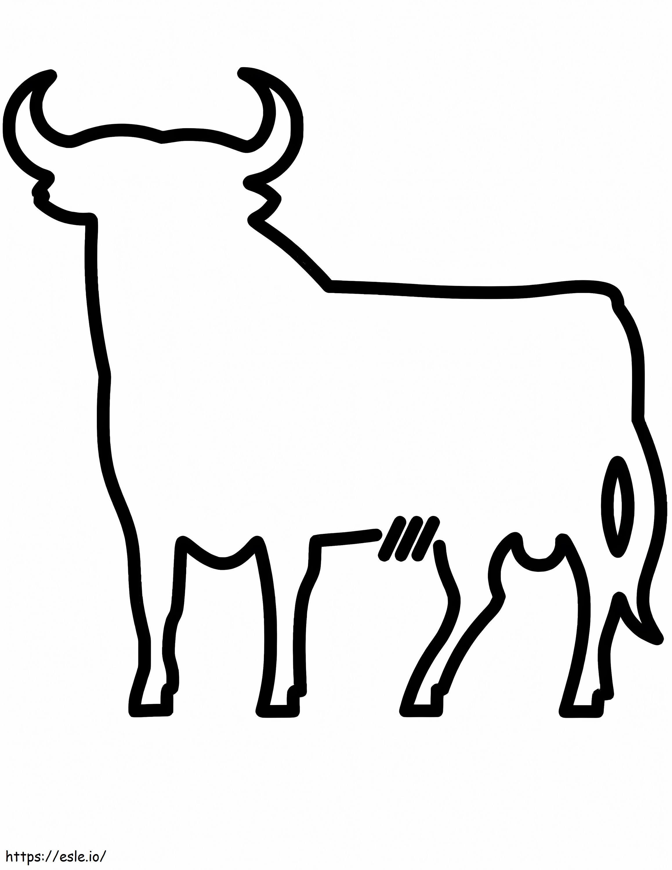 Toro De Osborne coloring page