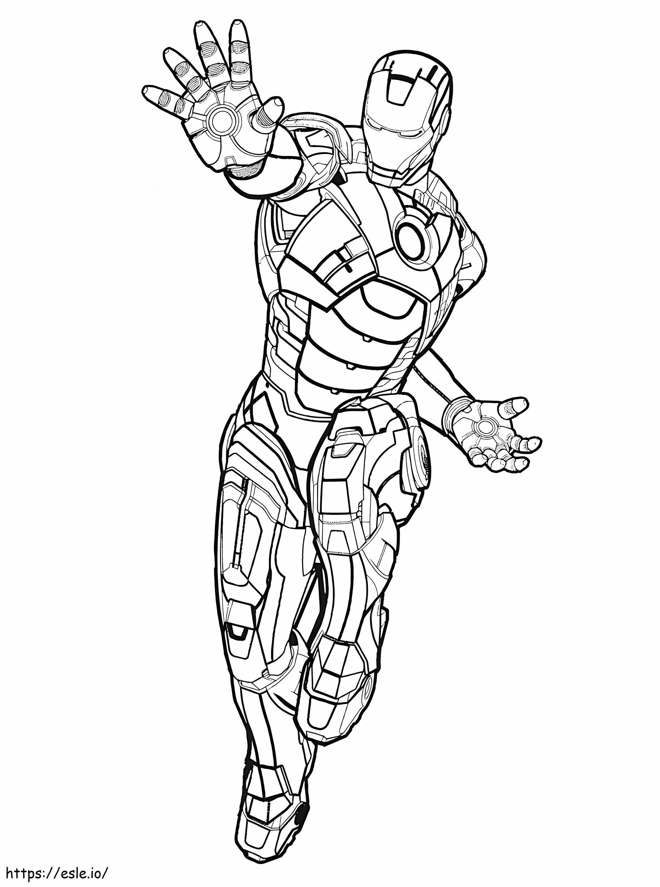 Amazing Iron Man coloring page