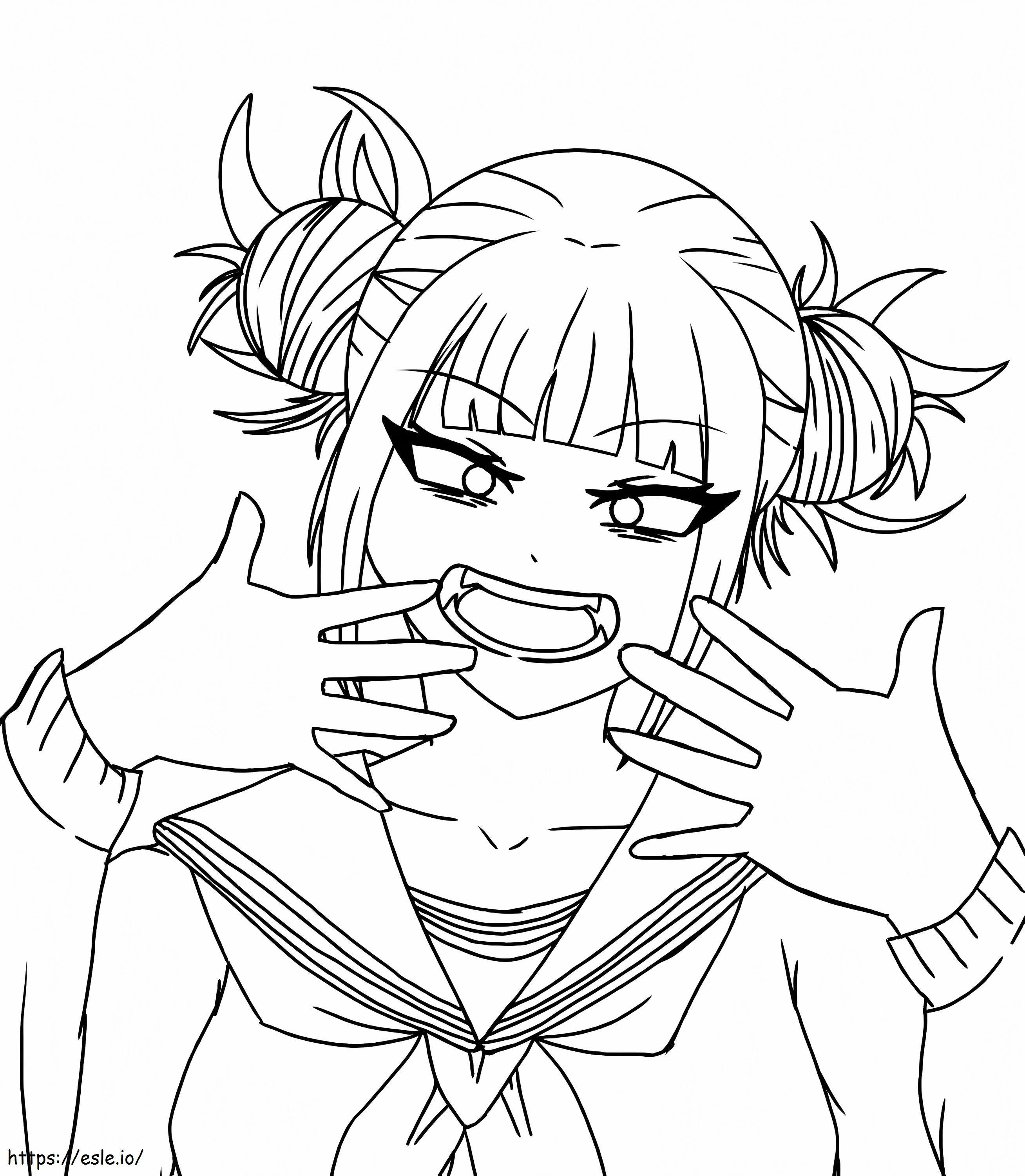 Toga Himiko Coloring Page