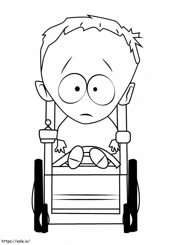Timmy Burch From South Park coloring page