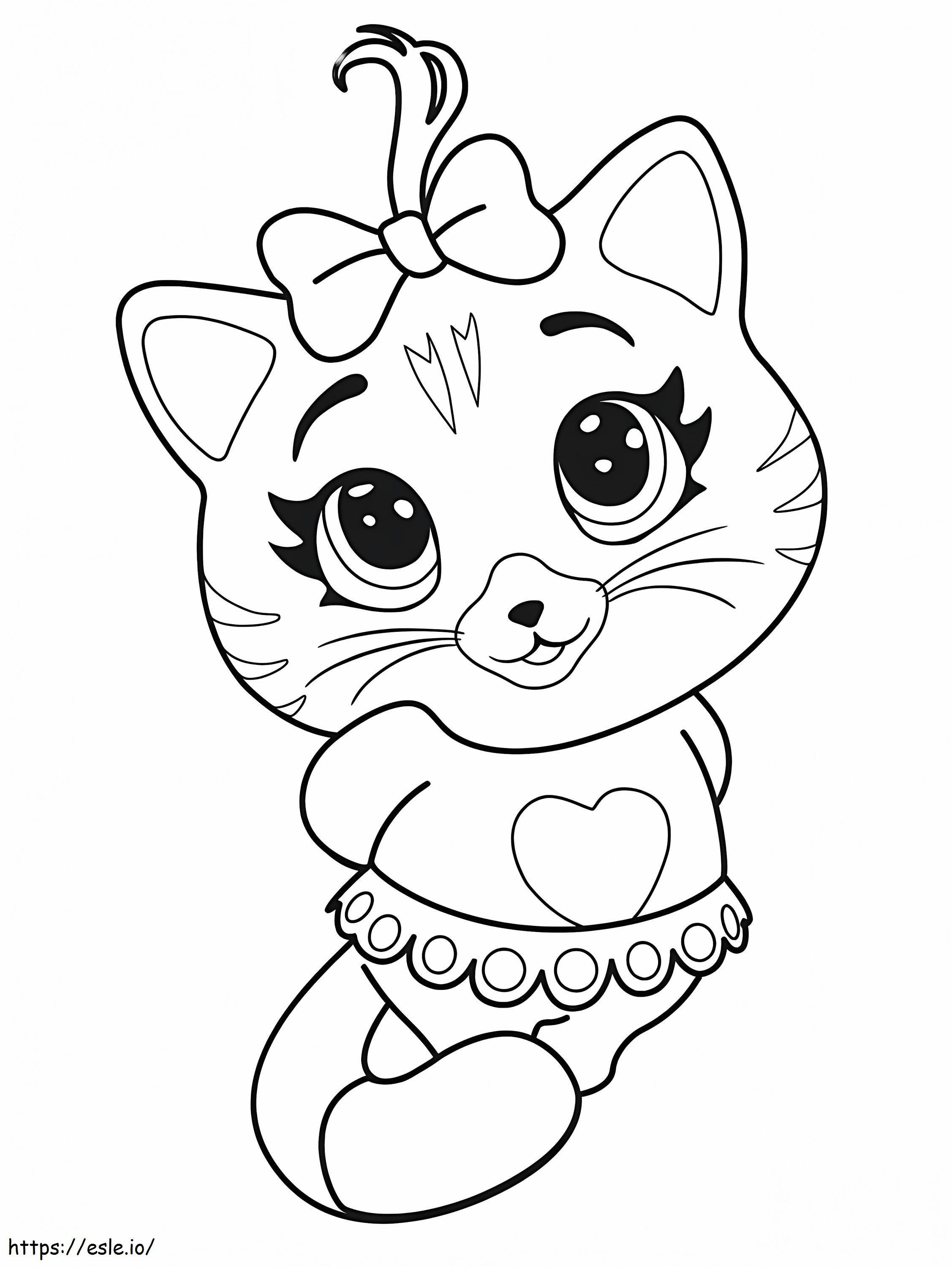 Pilou From 44 Cats coloring page