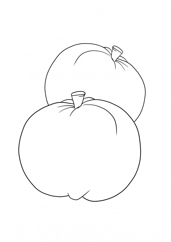 Pumpkins to print and download for free