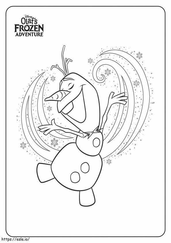 Magic By Olaf coloring page