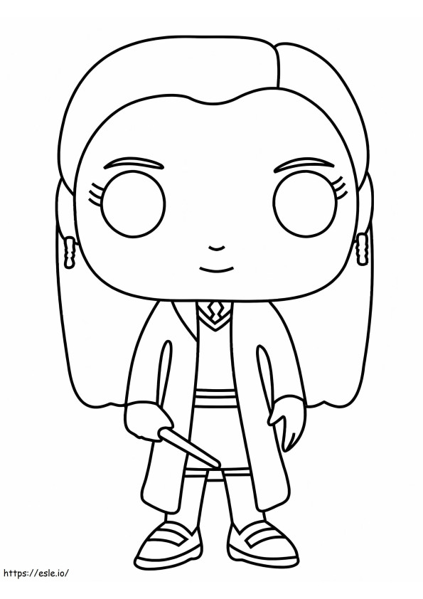 Hermione Funko coloring page