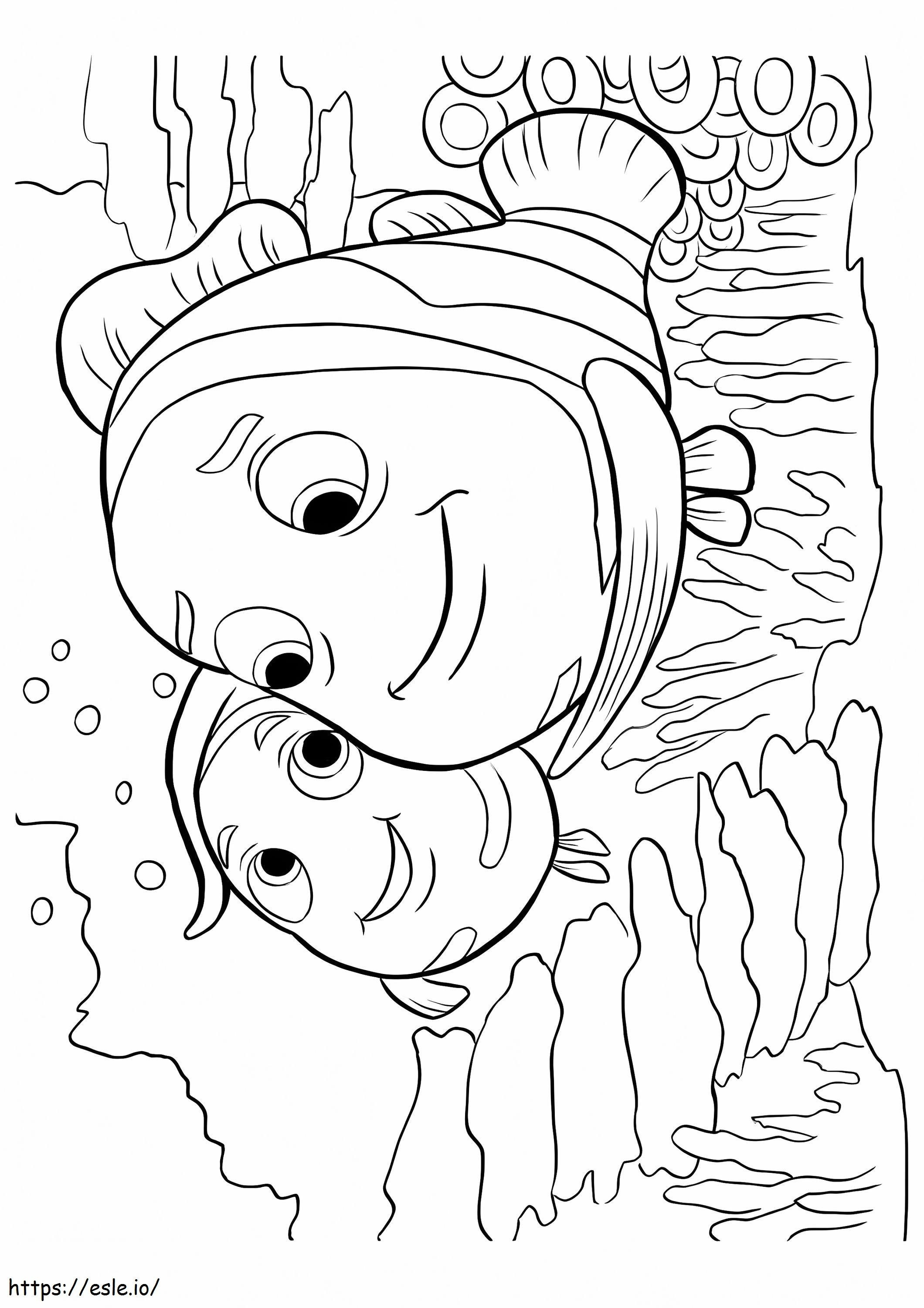 1526907360 The Nemo Coloring A4 coloring page