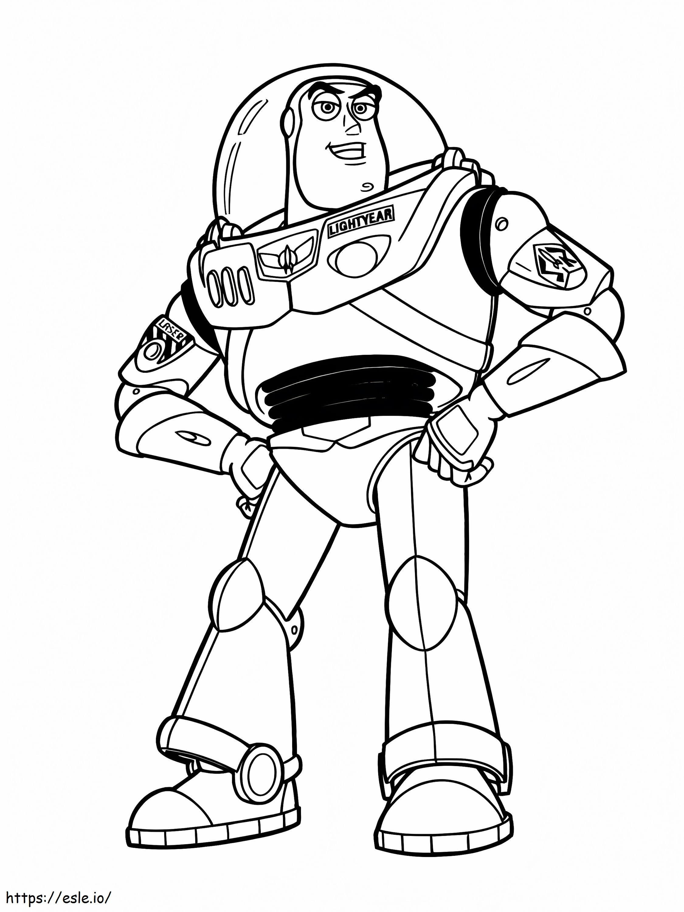 Diversion Buzz Lightyear coloring page