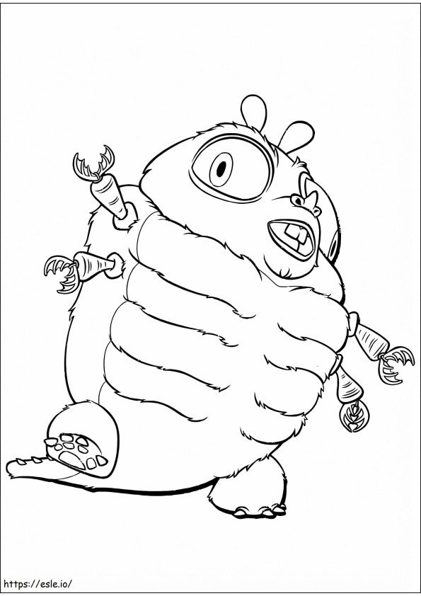 Insectosaurus From Monsters Vs Aliens coloring page