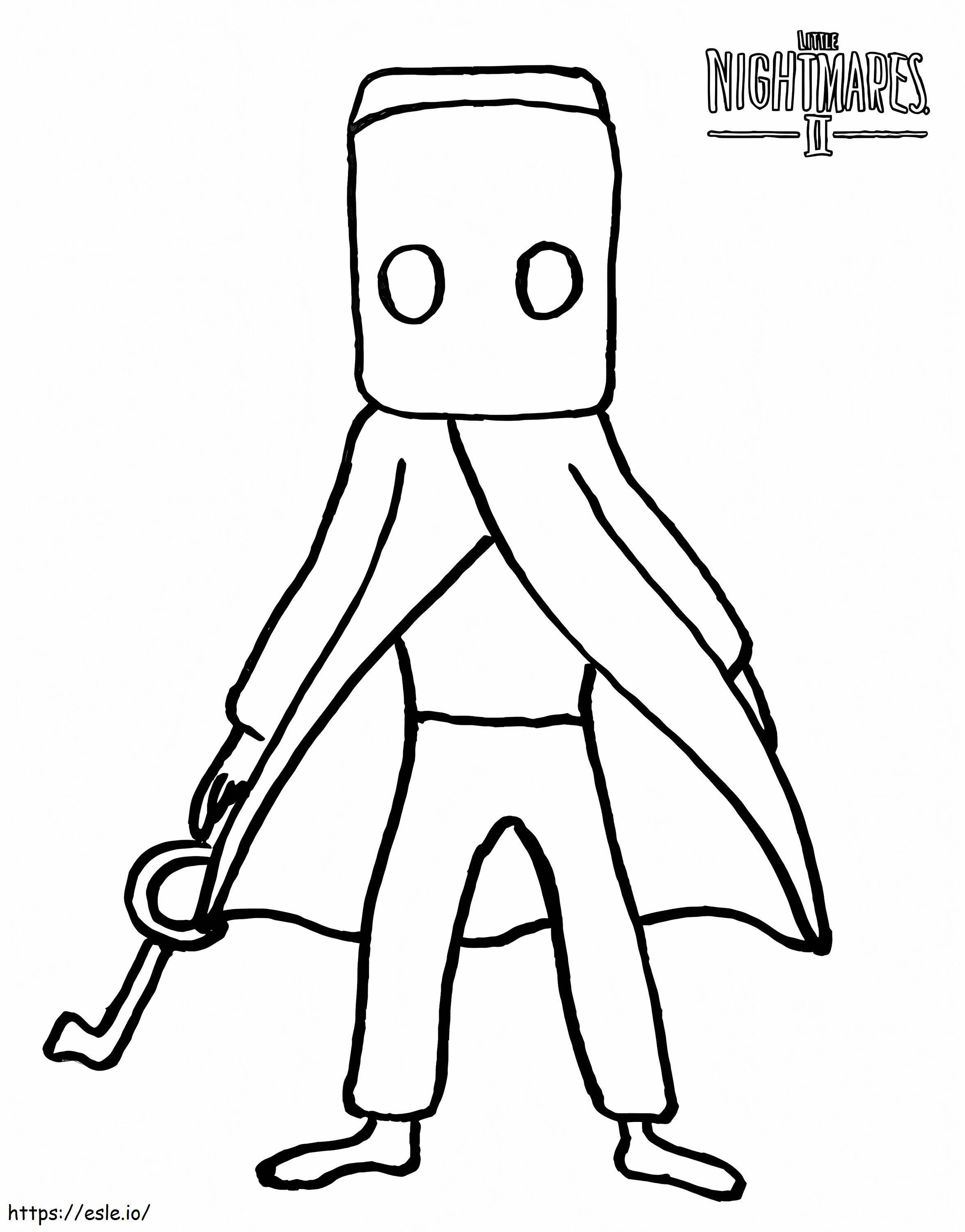 Mono From Little Nightmares coloring page
