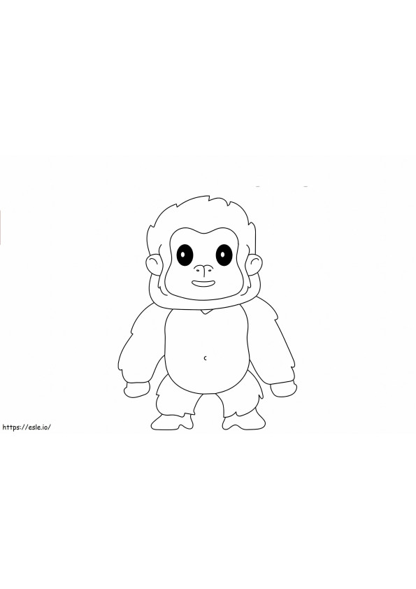 Piccolo gorilla carino