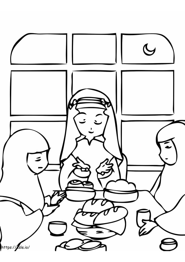 Ramadan 9 coloring page
