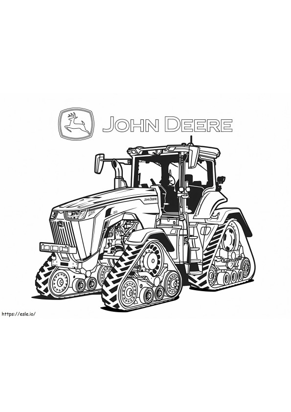 John Deere 2 Gambar Mewarnai