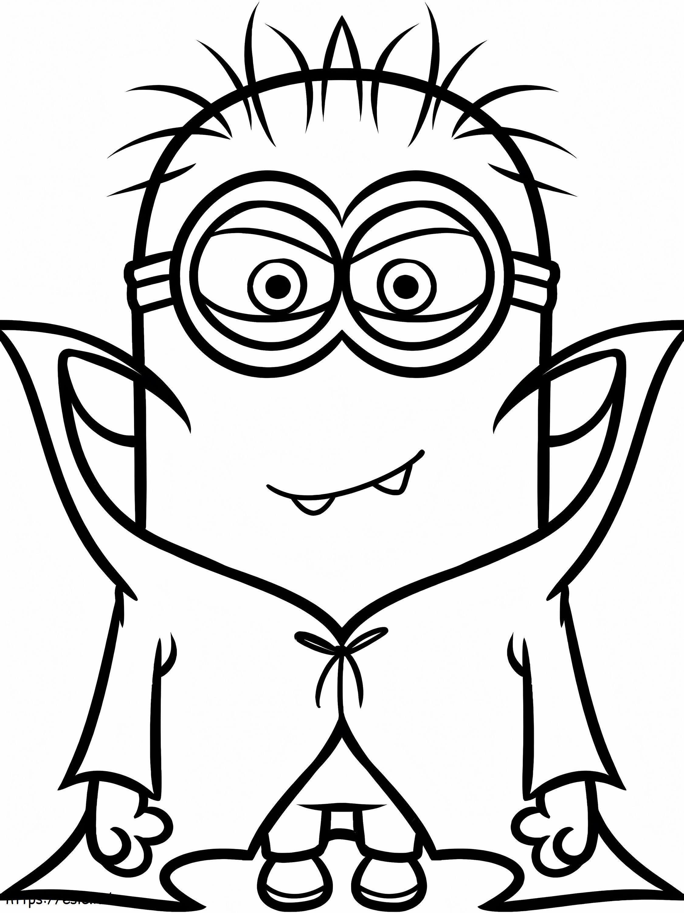 Minion Of Dracula coloring page
