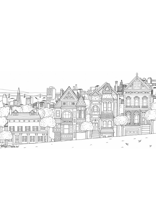 City 2 coloring page