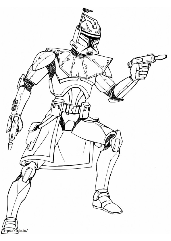 Boba Fett 6 coloring page