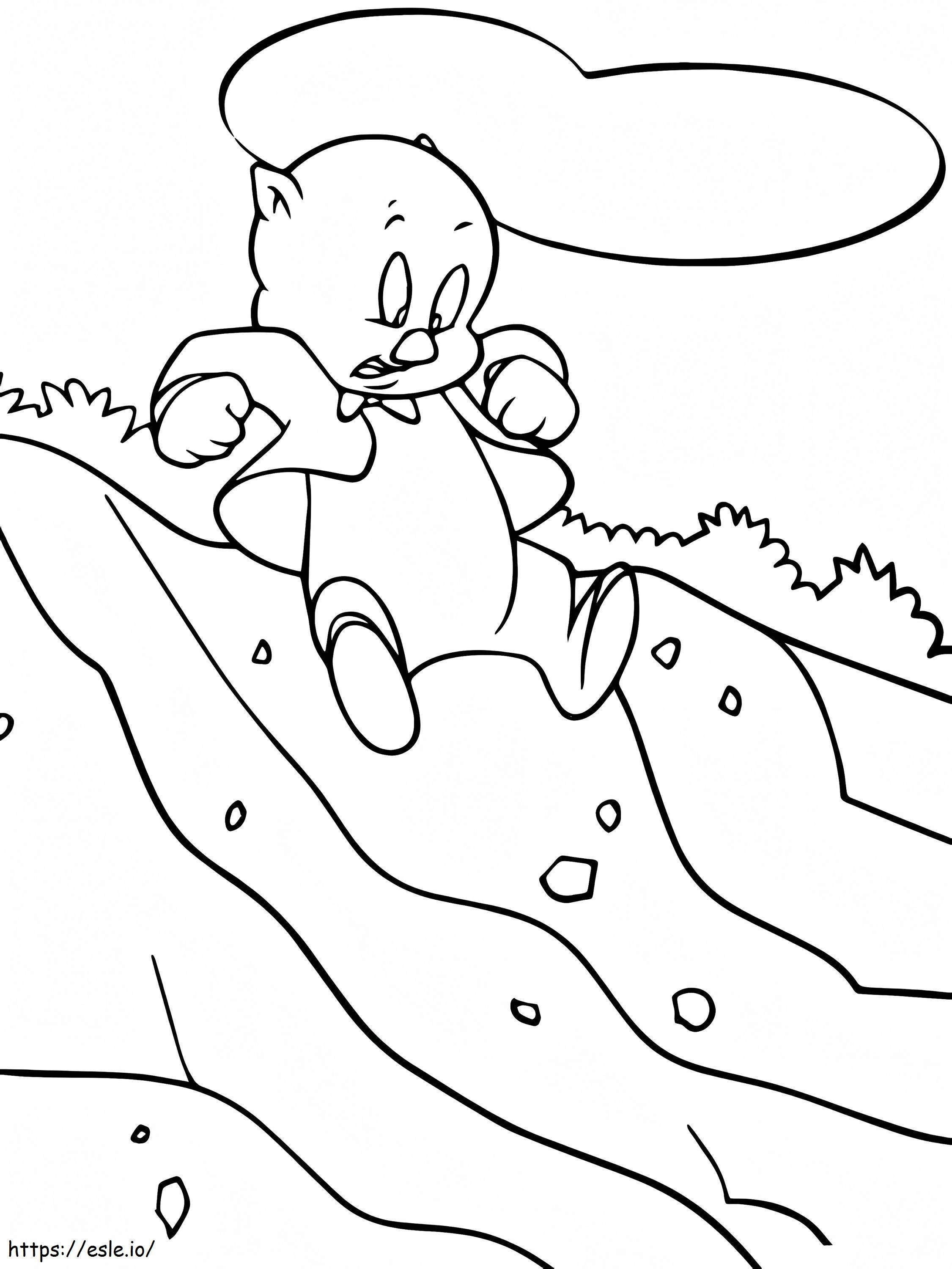 Porky Pig Looney Tunes coloring page