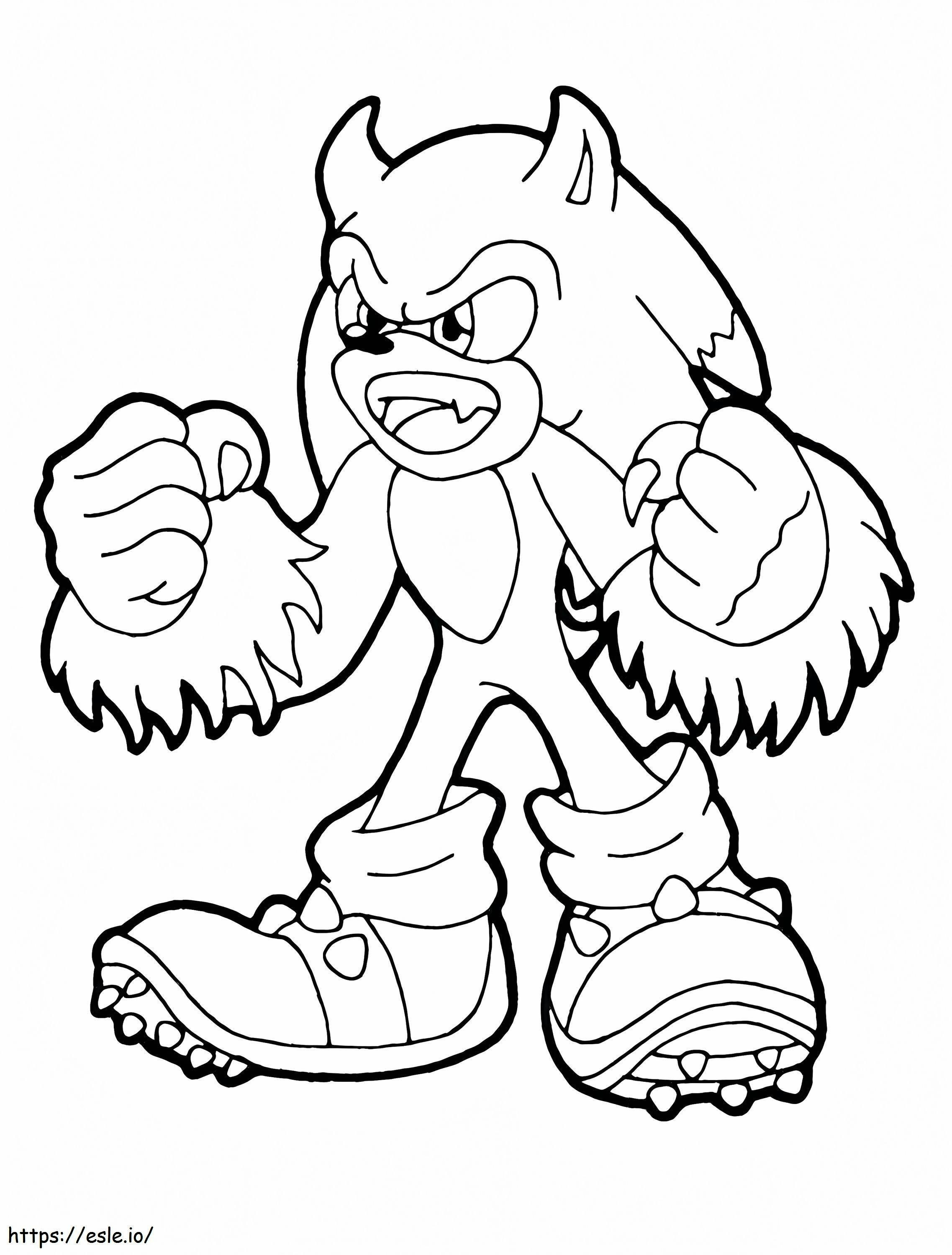 1573434490 Sonic afdrukbare Sonic Knuckles Sonic Boom Sonic The Hedgehog Online kleurplaat kleurplaat