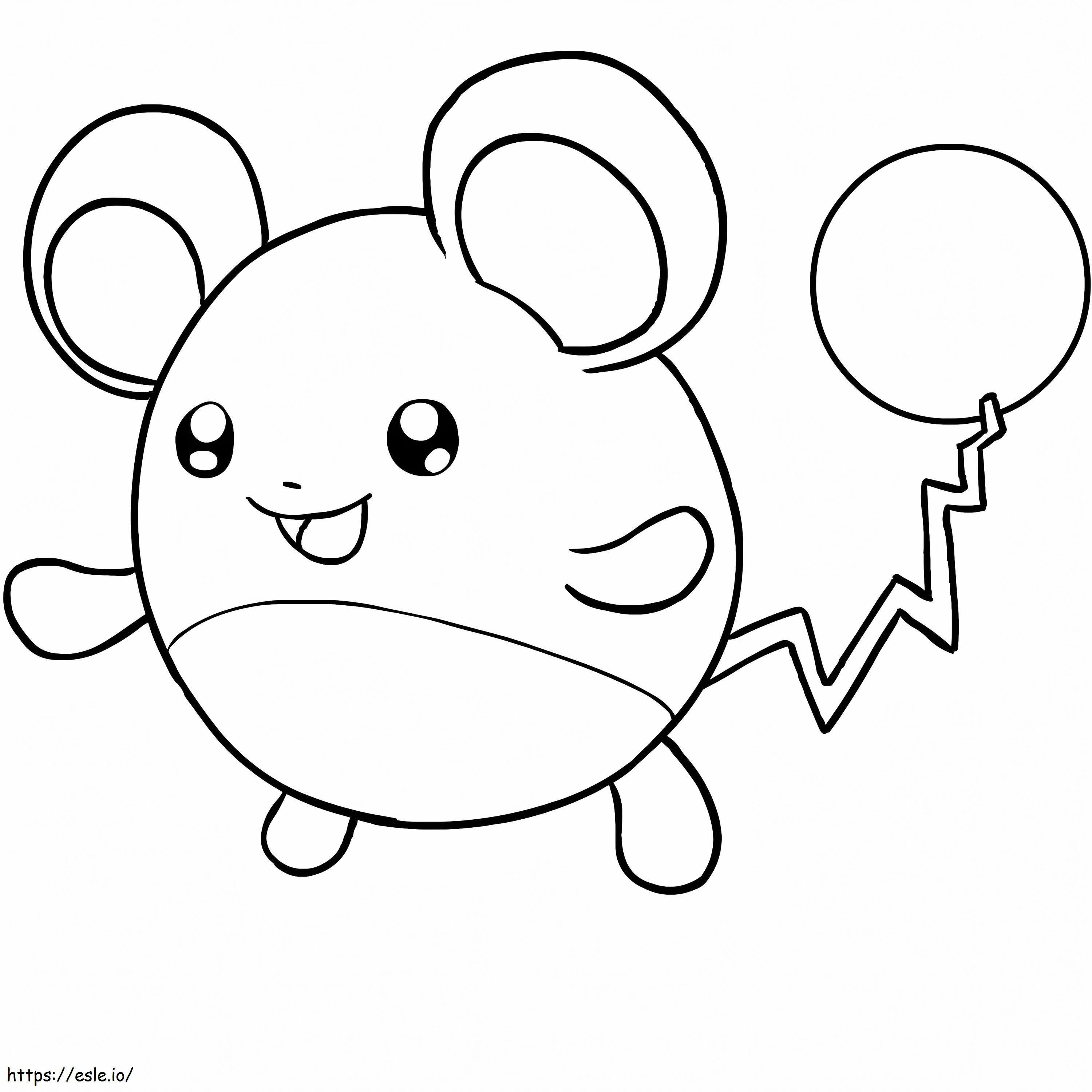 Marill 4 coloring page