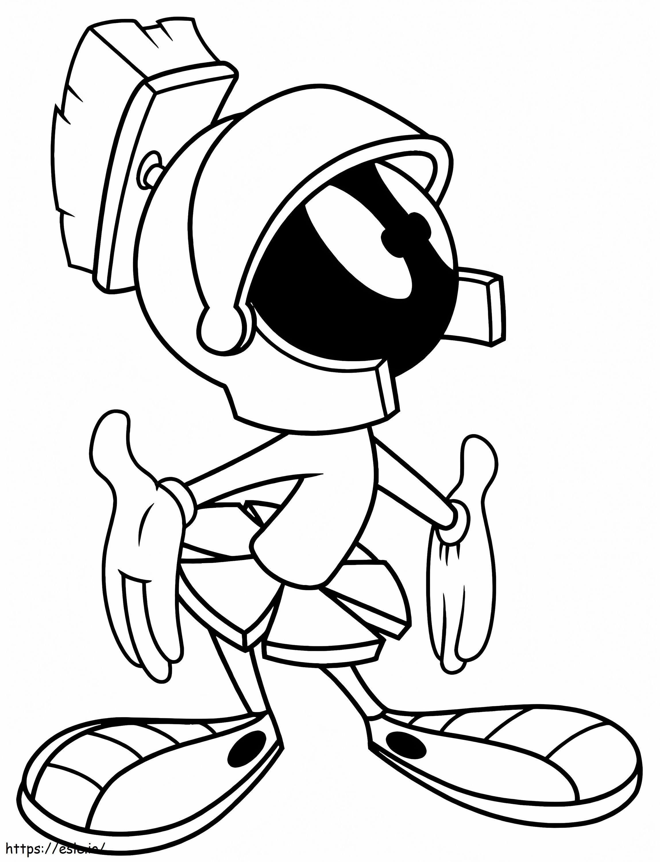 Printable Marvin The Martian coloring page
