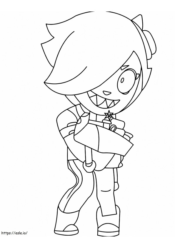 Colette Brawl Stars coloring page