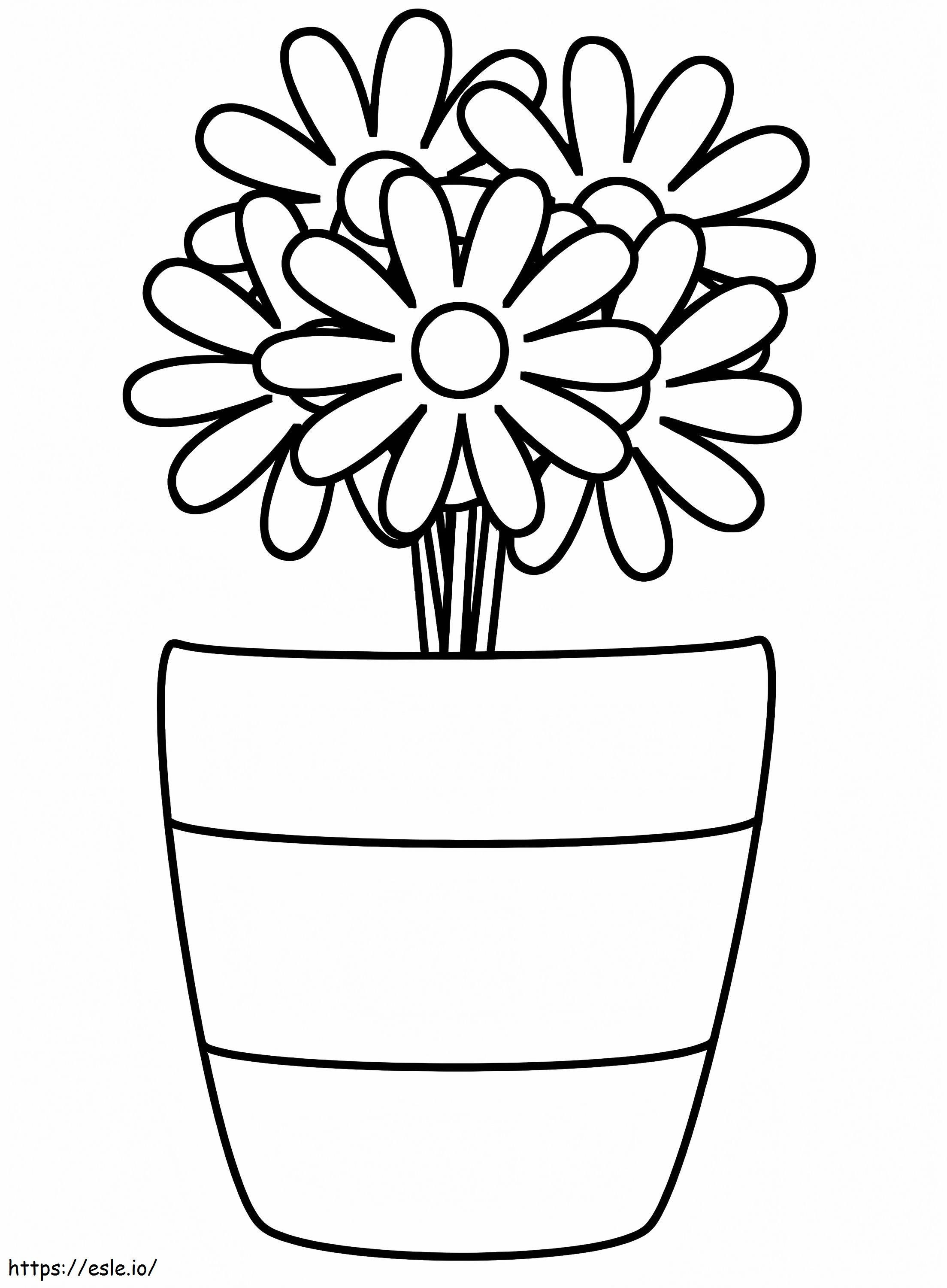 Flower Vase coloring page