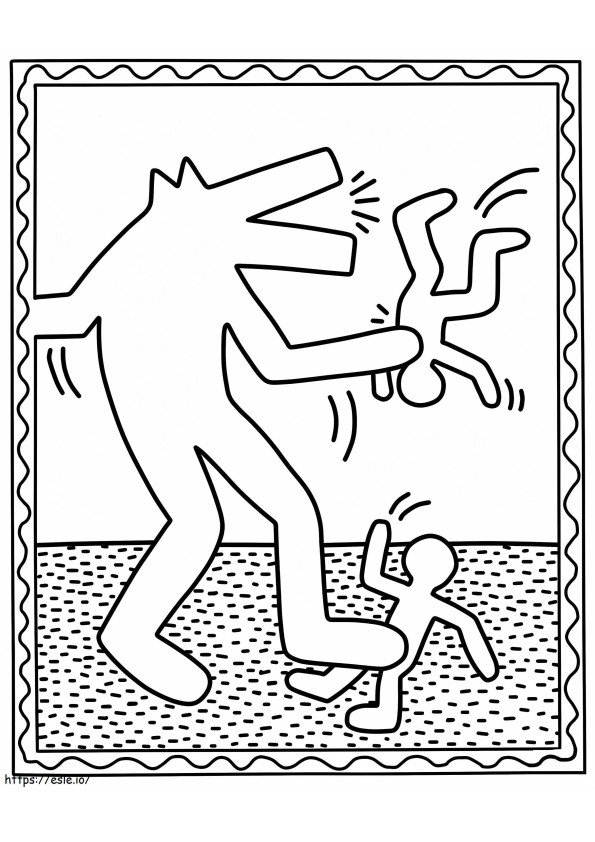 1598401492 Werwolf-Angriffe von Keith Haring