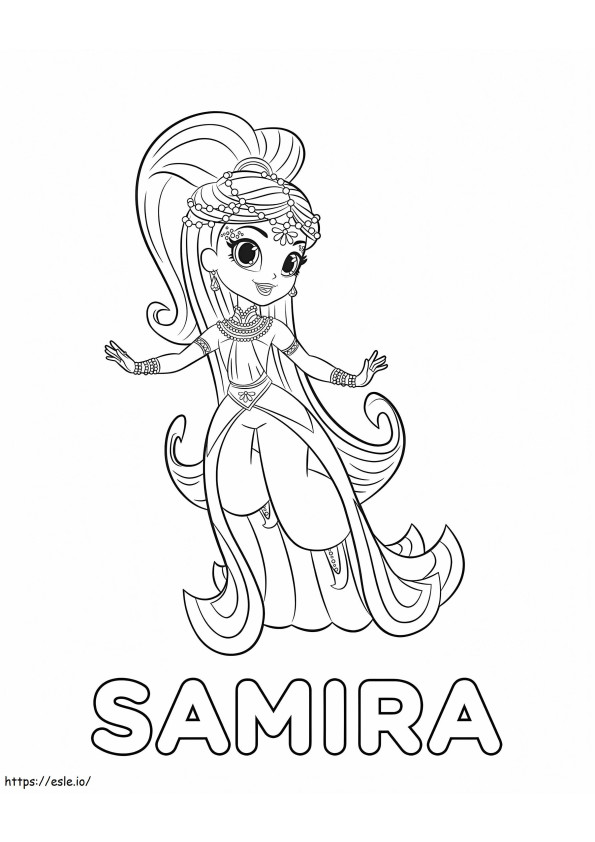 Coloriage 1571445853 Princesse Samira 819X1024 1 à imprimer dessin