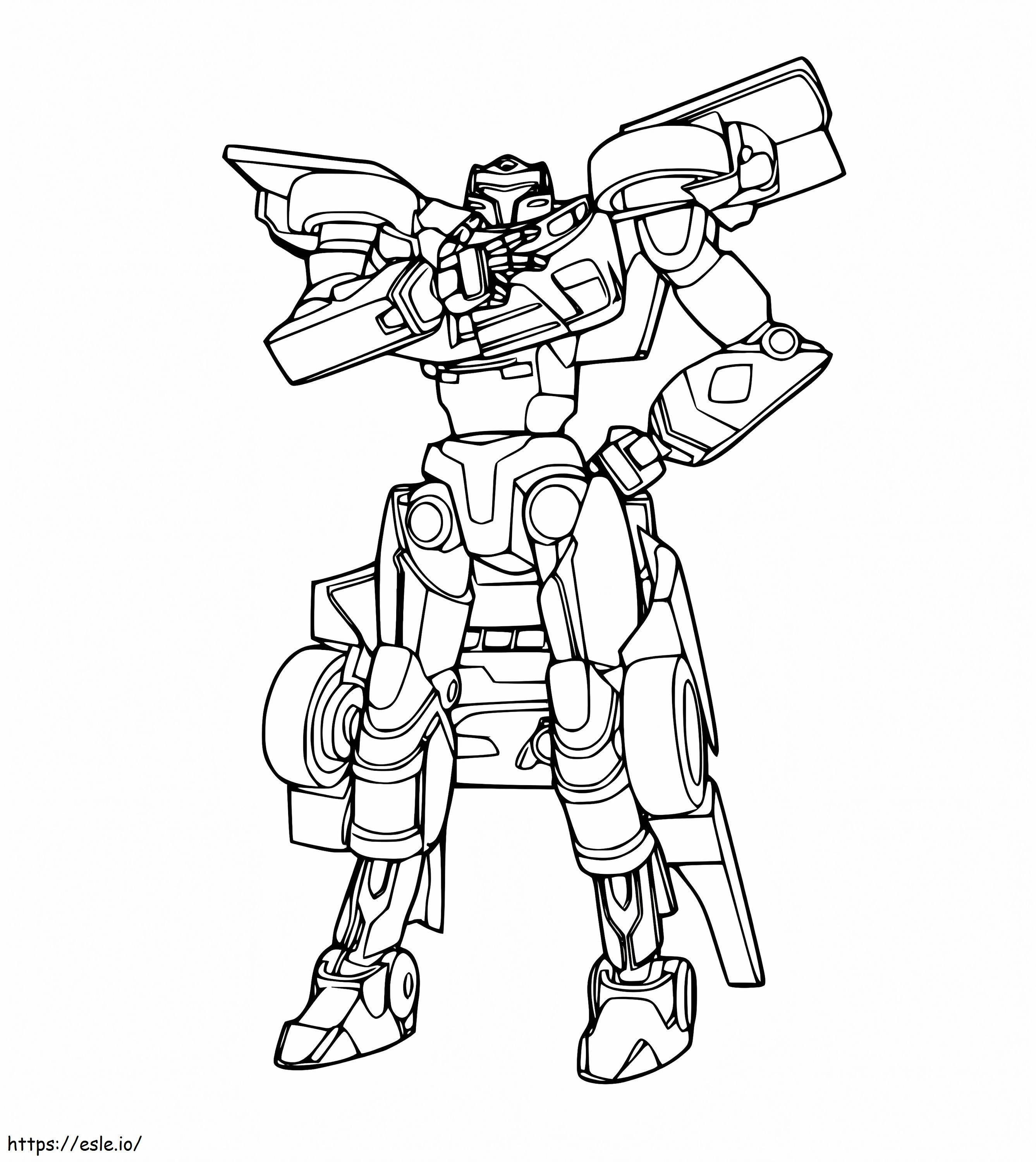 Tobot T coloring page