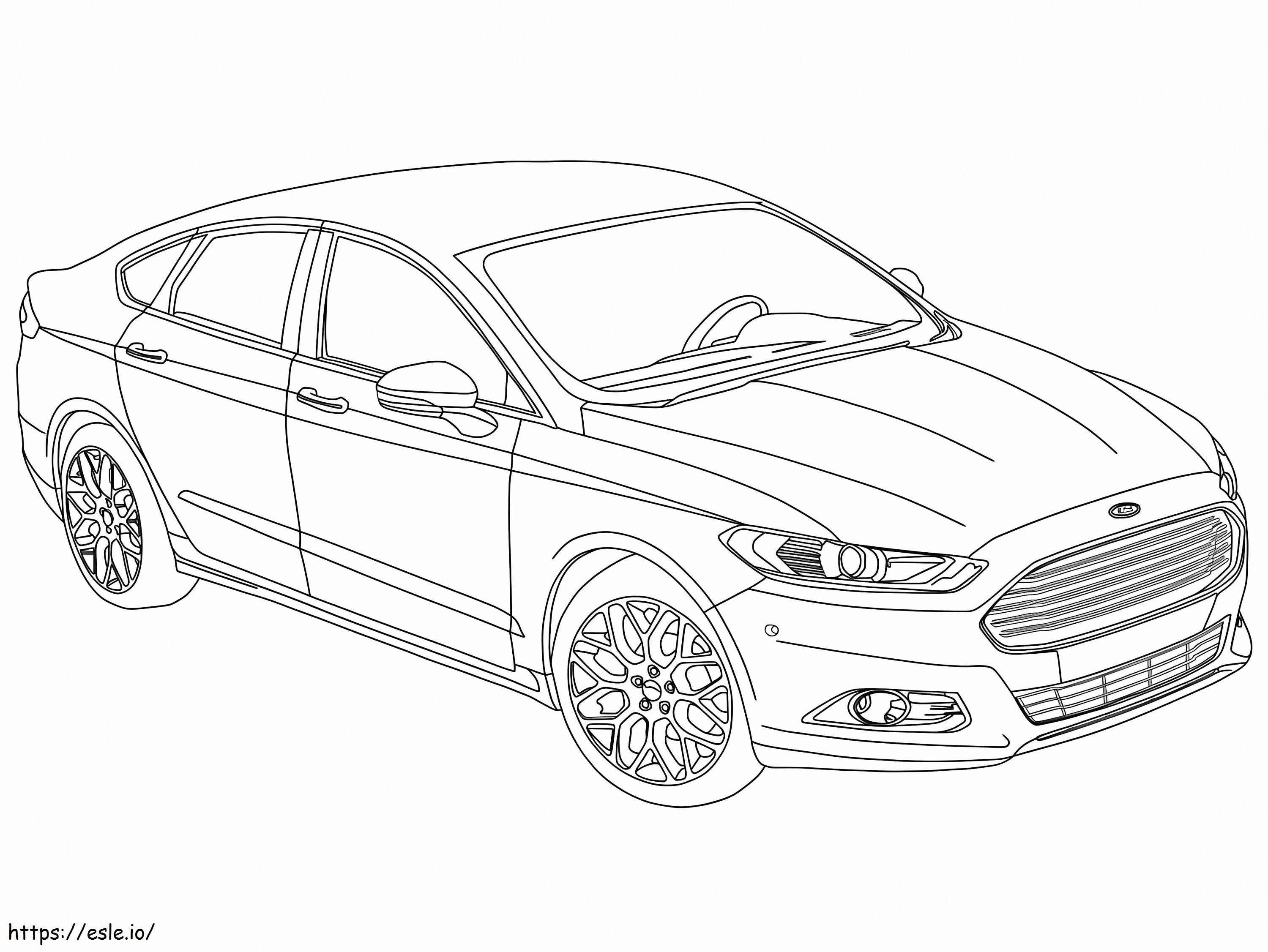 2015 Ford Fusion coloring page