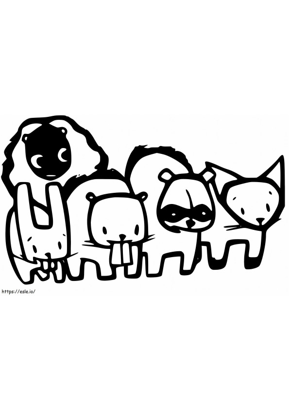 Animaux de Grumpy Bird