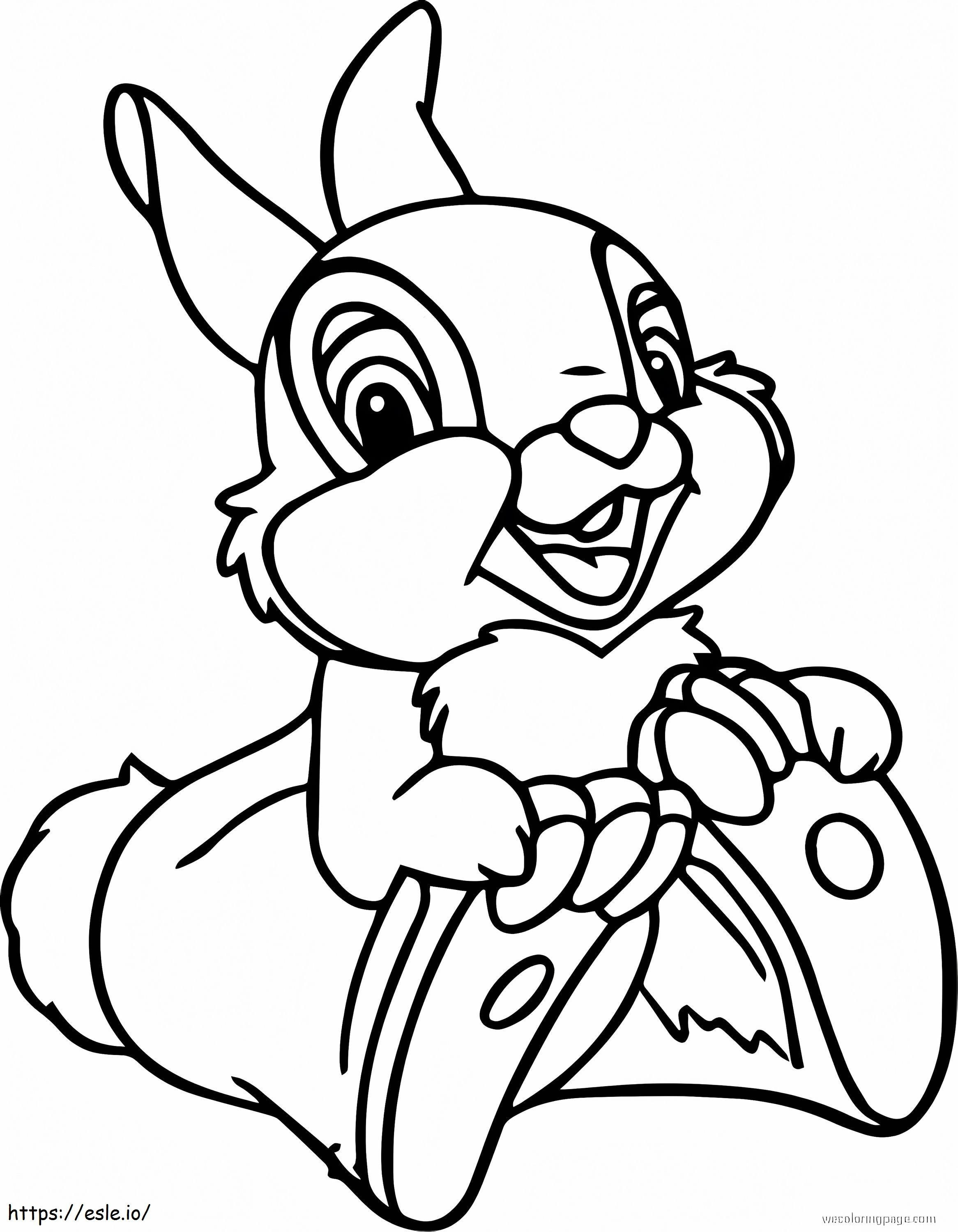 Cute Thumper coloring page
