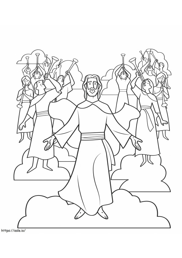 Gran Jesus Scaled coloring page