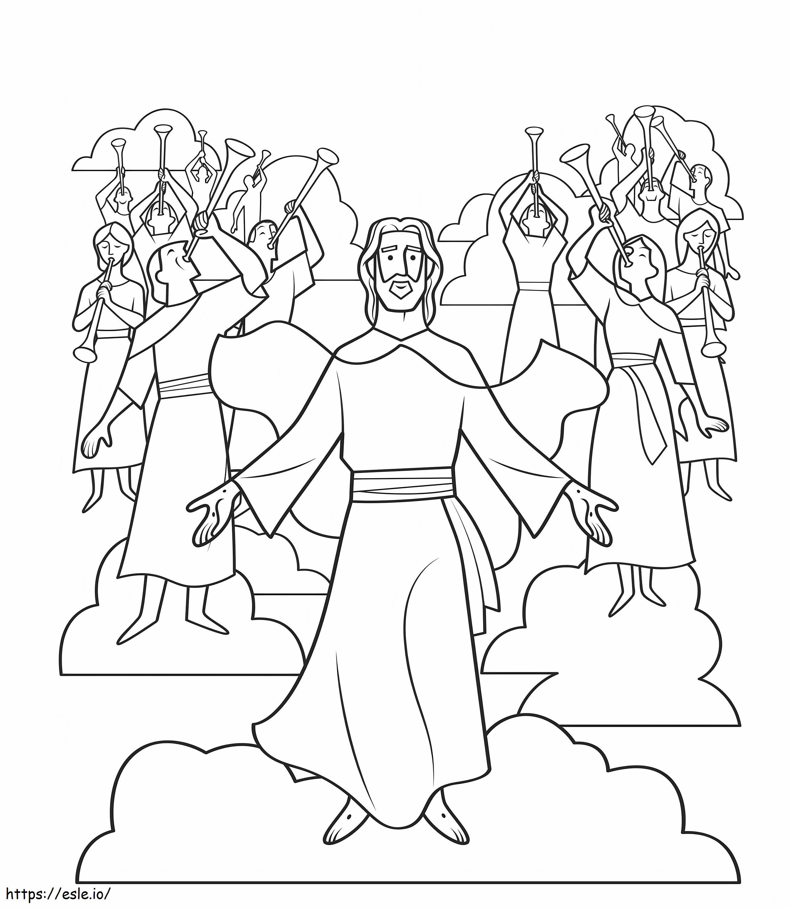 Gran Jesus Scaled - Ausmalbild zum Ausdrucken
