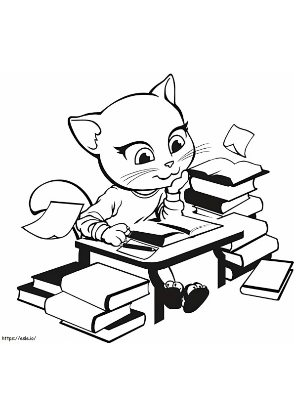 1539911329 Talking Tom And Angela Coloring Pages04 coloring page