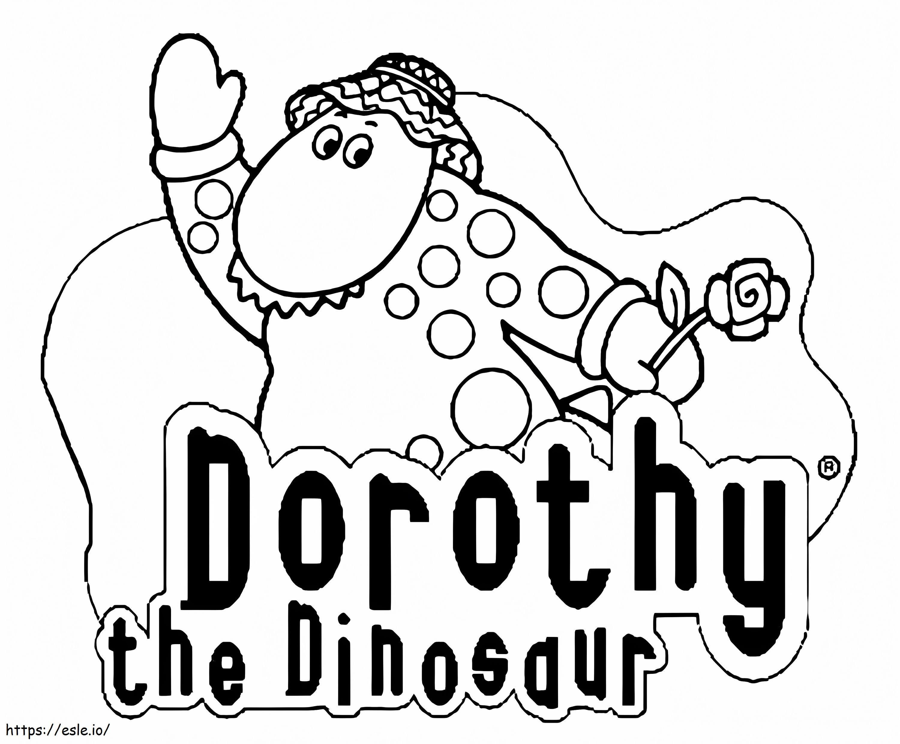 Dorothy em movimentos para colorir